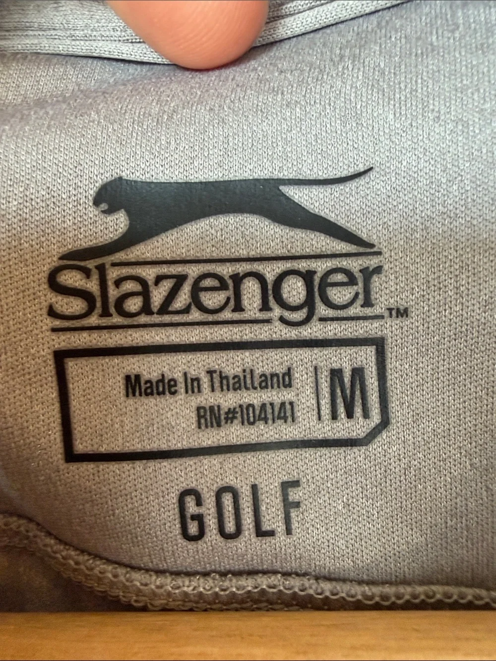 Slazenger Youth Med Light Gray V-Neck Sleeveless Performance Tank